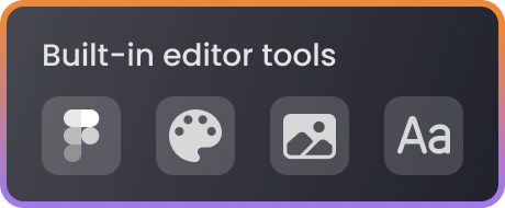 Built-in editor tools example