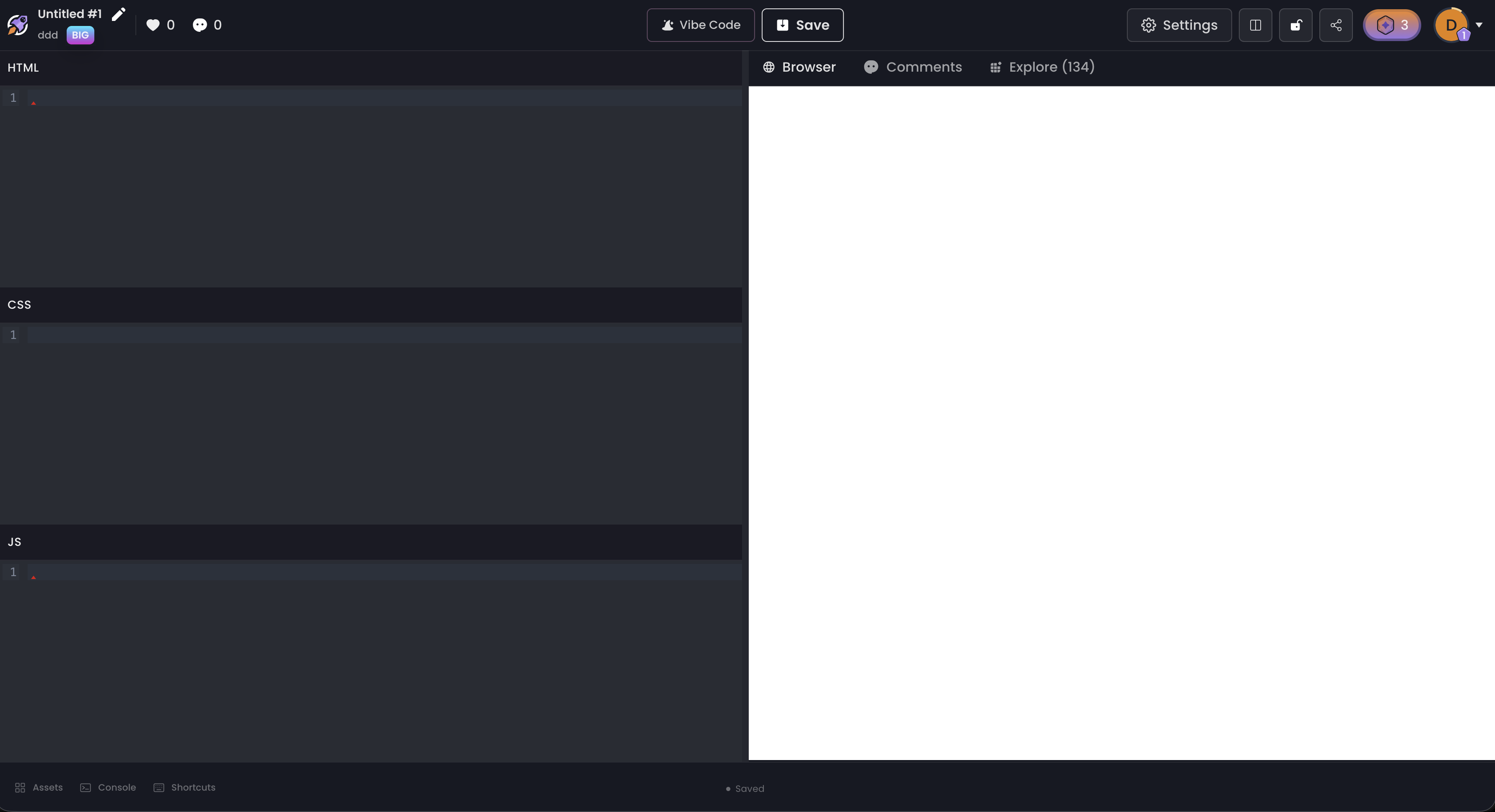 Code Frame Editor — embeddable code snippets with live preview